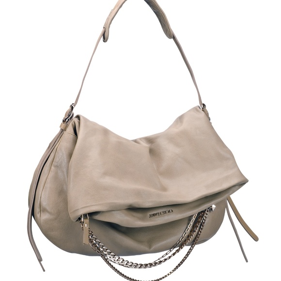 RARE Jimmy Choo Large Hobo Chain Biker Bag - Picture 4 of 6